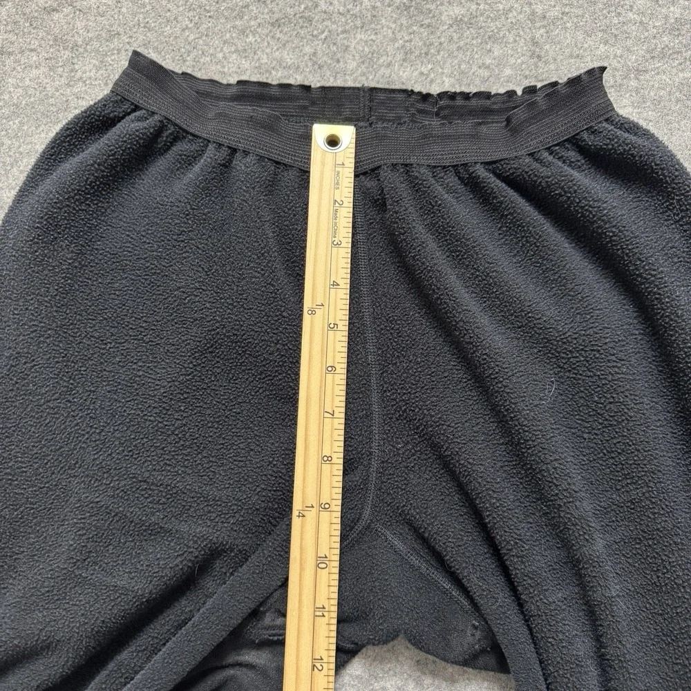 Vtg Patagonia Capiline Baselayer Pants Large Black Fleece USA Hiking Outdoor *